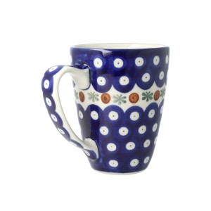 Kubek do herbaty V 0,3 L Ceramika Artystyczna Bolesławiec D05 dek70X