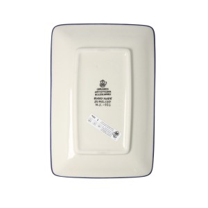 Tacka do sushi 21,5cm x 14,5cm Ceramika Artystyczna Bolesławiec C21 dek70X