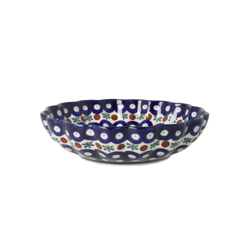 Miska falbanka Ø 19,5 cm Ceramika Artystyczna Bolesławiec M249 dek70X