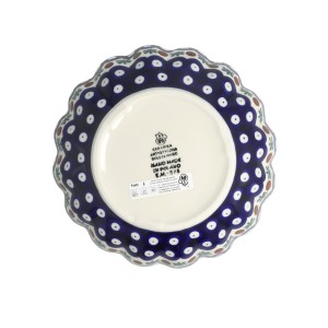 Miska falbanka Ø 19,5 cm Ceramika Artystyczna Bolesławiec M249 dek70X