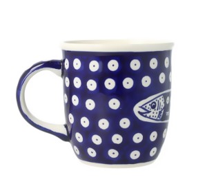 Kubek klasyczny Ceramika Bolesławiec h 9,7 cm V 0,35 L GU1105DEKDU984