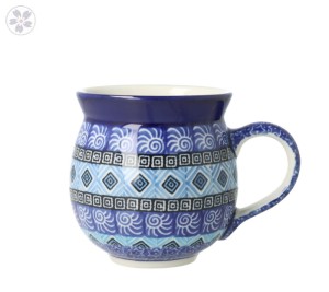 Kubek czeski V 0,35 L Ceramika Artystyczna Bolesławiec K070 dek1917X