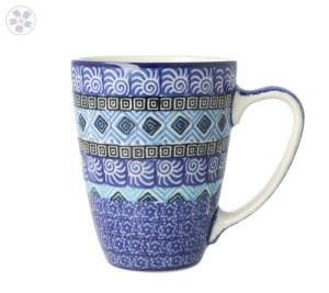 Kubek do herbaty V 0,3 L Ceramika Artystyczna Bolesławiec D05 dek1917X