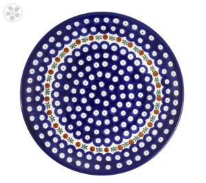 Talerz Ceramika Artystyczna Bolesławiec Ø 26,5 cm B12 dek70X