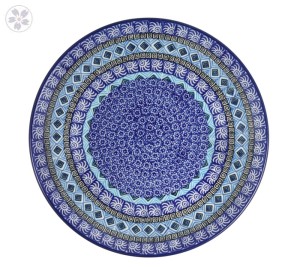 Talerz Ceramika Artystyczna Bolesławiec Ø 26,5 cm B12 dek1917X