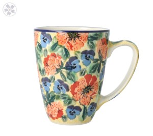 Kubek do herbaty V 0,3 L Ceramika Artystyczna Bolesławiec D05 dekU4704