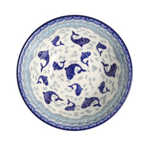 Miska do sałatek V 1 L Ceramika Artystyczna Bolesławiec M057 dek2372X