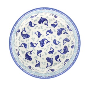 Miska na owoce V 2,0 L Ceramika Artystyczna Bolesławiec F32 dek2372X