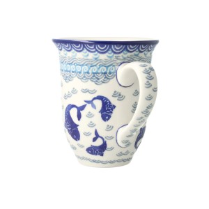 Kubek Latte V 0,45 L Ceramika Artystyczna Bolesławiec K826 dek2372X