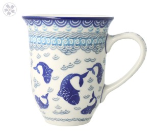 Kubek Latte V 0,45 L Ceramika Artystyczna Bolesławiec K826 dek2372X