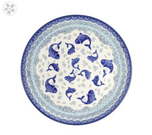 Talerz Ceramika Artystyczna Bolesławiec płaski obiadowy Ø 24 cm T266 dek2372X