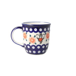 Kubek klasyczny Ceramika Bolesławiec h 9,7 cm V 0,35 L GU1105 DEK1397A Orzełek