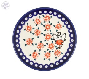 Talerz śniadaniowy ø 19,5 cm Ceramika Bolesławiec GU814 DEK1397A Orzełek