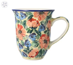 Kubek Latte V 0,45 L Ceramika Artystyczna Bolesławiec K826 dekU4704