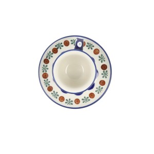 Filiżanka i spodek espresso V 0,06 L Ceramika Artystyczna Bolesławiec B10 dek70X