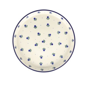 Taca Ceramika Artystyczna Bolesławiec na ciasto 24,5 cm T400 dek135X