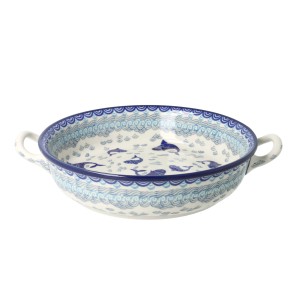 Rondel Ø 23 cm Ceramika Artystyczna Bolesławiec C39 dek2372X