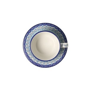 Filiżanka i spodek do kawy V 0,2 L Ceramika Artystyczna Bolesławiec F768K dek2372X