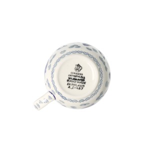 Filiżanka i spodek do kawy V 0,2 L Ceramika Artystyczna Bolesławiec F768K dek2372X