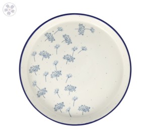 Taca Ceramika Artystyczna Bolesławiec na ciasto 24,5 cm T400 dek2812X