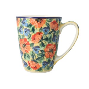 Kubek duży V 0,65 L Ceramika Artystyczna Bolesławiec D60 XL dekU4704