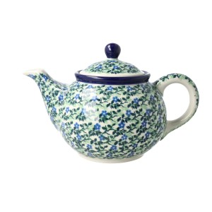 Czajnik Ceramika Artystyczna Bolesławiec do herbaty Sitko V 0,9 L E22 dek2349X