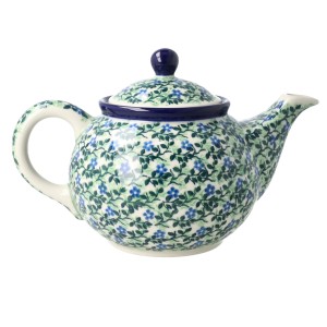 Czajnik Ceramika Artystyczna Bolesławiec do herbaty Sitko V 0,9 L E22 dek2349X