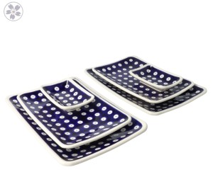 Zestaw do sushi maxi Ceramika Bolesławiec DEK42