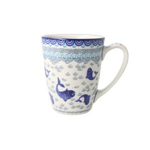 Kubek duży V 0,65 L Ceramika Artystyczna Bolesławiec D60 XL dek2372X