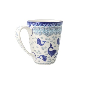 Kubek duży V 0,65 L Ceramika Artystyczna Bolesławiec D60 XL dek2372X