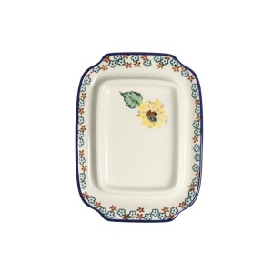 Maselnica Ceramika Artystyczna Bolesławiec kostka masła M295 dekU4742