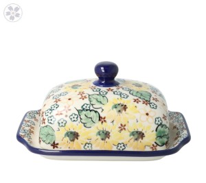 Maselnica Ceramika Artystyczna Bolesławiec kostka masła M295 dekU4742