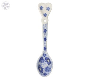 Łyżeczka serce Ceramika Artystyczna Bolesławiec G60 dek2999X