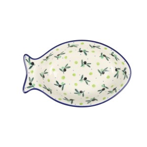 Półmisek ryba dł. 19,5 cm Ceramika Artystyczna Bolesławiec E24 dek2414X