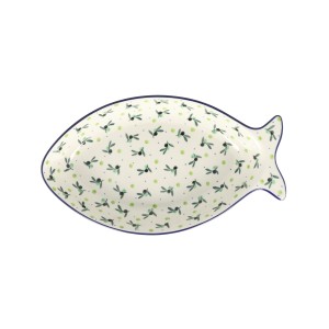 Półmisek ryba dł. 33,5 cm Ceramika Artystyczna Bolesławiec E23 dek2414X