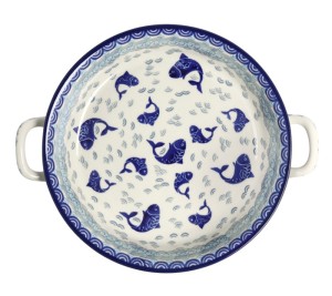 Rondel Ø 23 cm Ceramika Artystyczna Bolesławiec C39 dek2372X