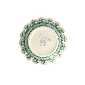 Miska falbanka Ø 19,5 cm Ceramika Artystyczna Bolesławiec M249 dek2638X