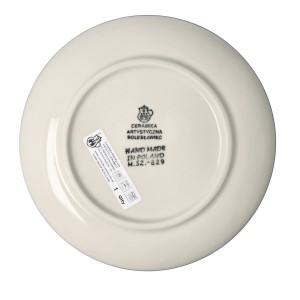 Talerz Ceramika Artystyczna Bolesławiec deserowy Ø 16 cm T261 dek0884X