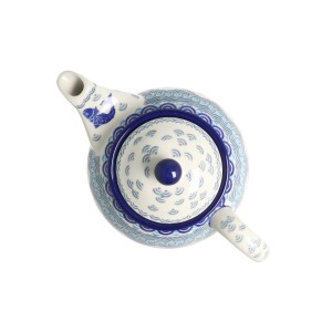 Czajnik do herbaty Sitko V 0,9 L Ceramika Artystyczna Bolesławiec E22 dek2372X