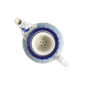 Czajnik do herbaty Sitko V 0,9 L Ceramika Artystyczna Bolesławiec E22 dek2372X