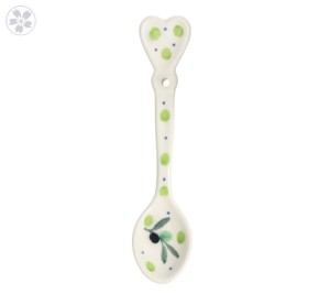 Łyżeczka serce Ceramika Artystyczna Bolesławiec G60 dek2414X