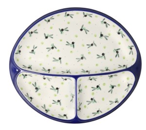 Talerz dzielony Ceramika Artystyczna Bolesławiec 485 dek2414X