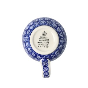 Kubek czeski duży V 0,45 L Ceramika Artystyczna Bolesławiec K073 dek884X