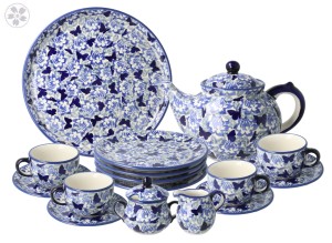 Serwis kawowo herbaciany dla 4 osób AS56 Manufaktura w Bolesławcu