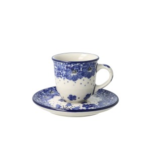 Filiżanka i spodek espresso V 0,06 L Ceramika Artystyczna Bolesławiec B10 dek1975X