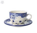 Cup and saucer V 0,2 L F768dek1975X Bolesławiec Pottery