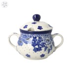 Sugar bowl  V 0,2 L C035dek1975X Bolesławiec Pottery