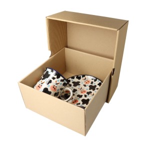 Pudełko karbowane wieczko 220x200X105mm Ceramika Bolesławiec