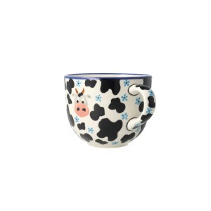 Filiżanka Ceramika Bolesławiec V 0,35 L GU1379 DEK1399A Krówka