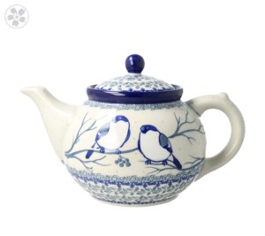 Czajnik Ceramika Artystyczna Bolesławiec do kawy V1,2L C060dekU4830